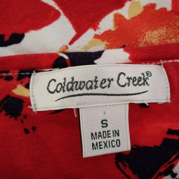 Red,white,navy ,3/4 sleeve top - Picture 6 of 6